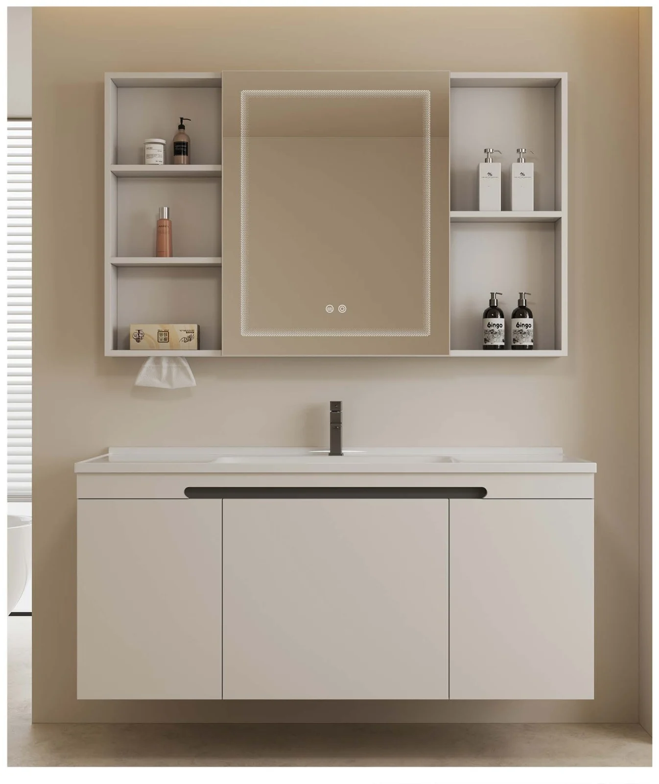 905-120 · stainless bathroom vanity