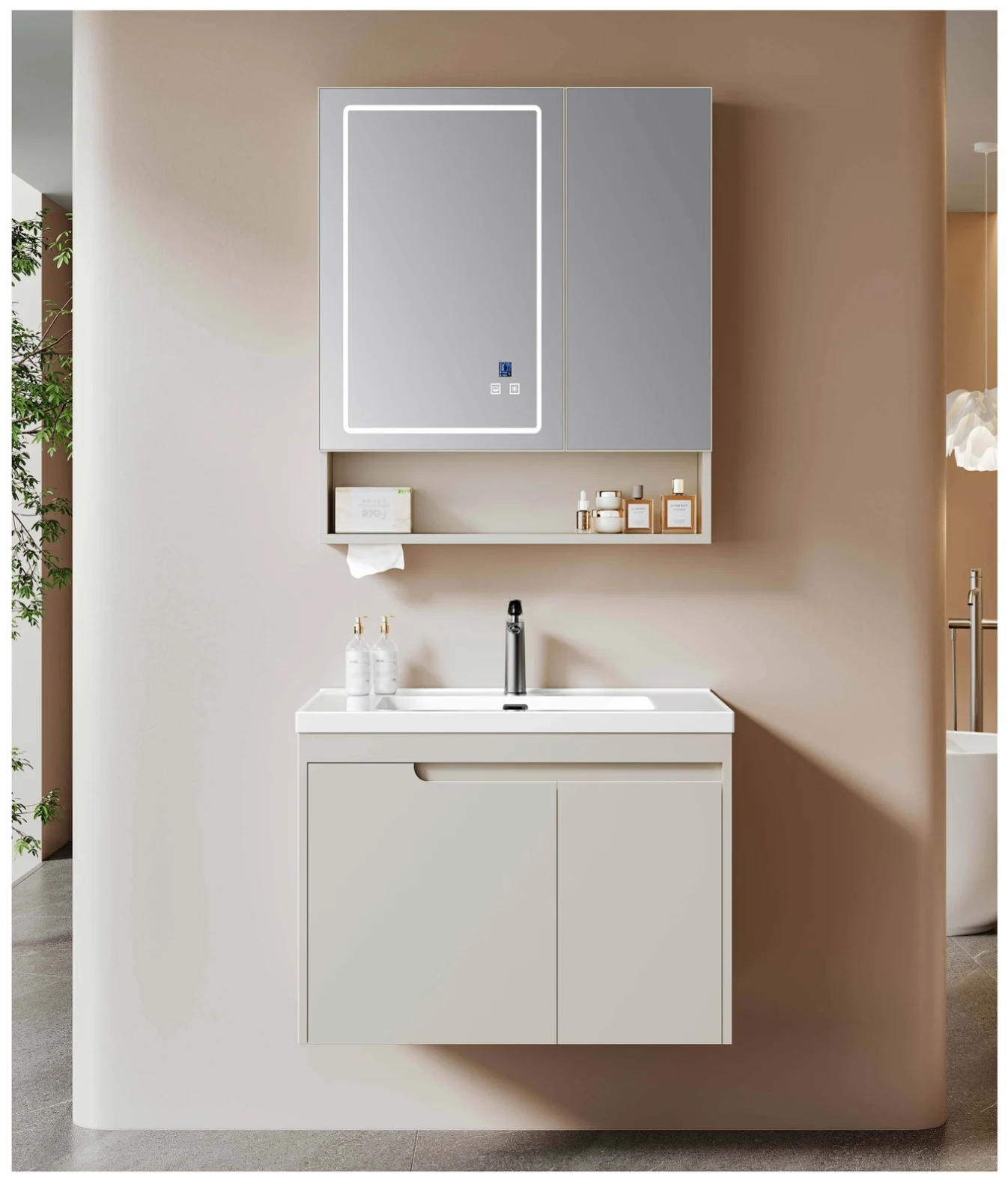 765-80 · stainless bathroom vanity
