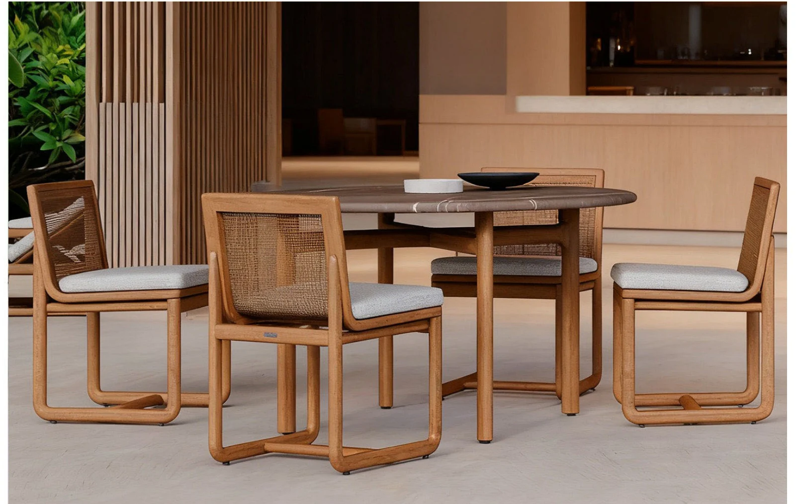 Tall terrace dining
