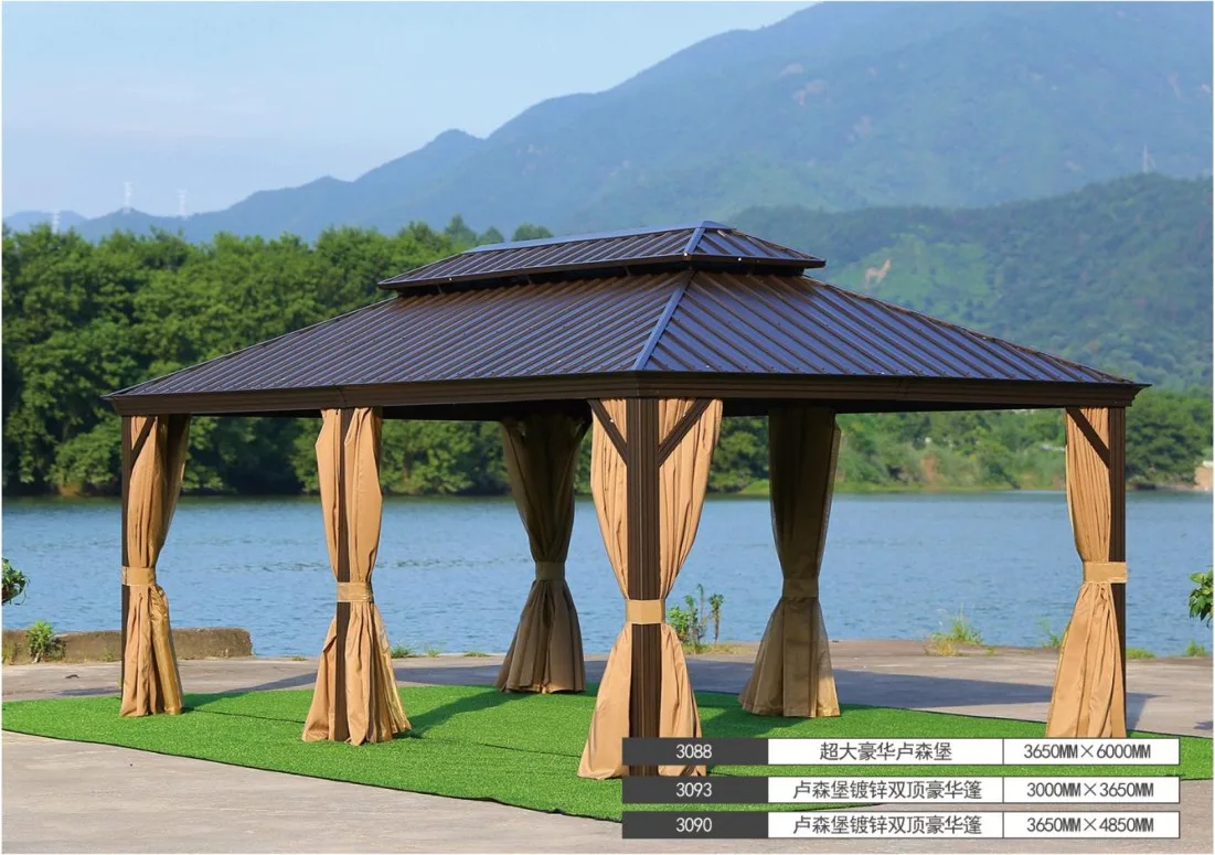 Luxembourg double-roof gazebo