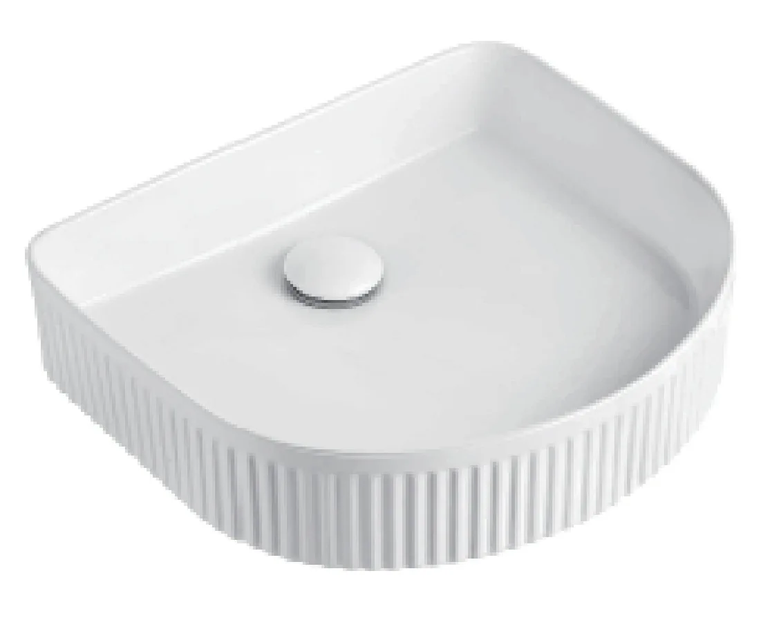 Fluted basins and considered bowl shapes
