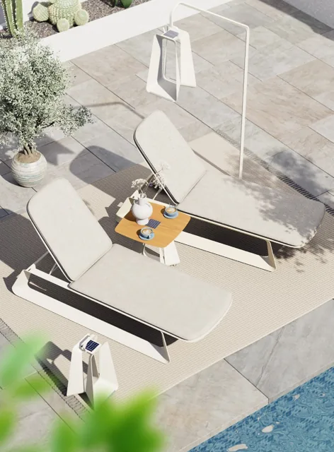 Poolside lounger · MORPHX Sunbed